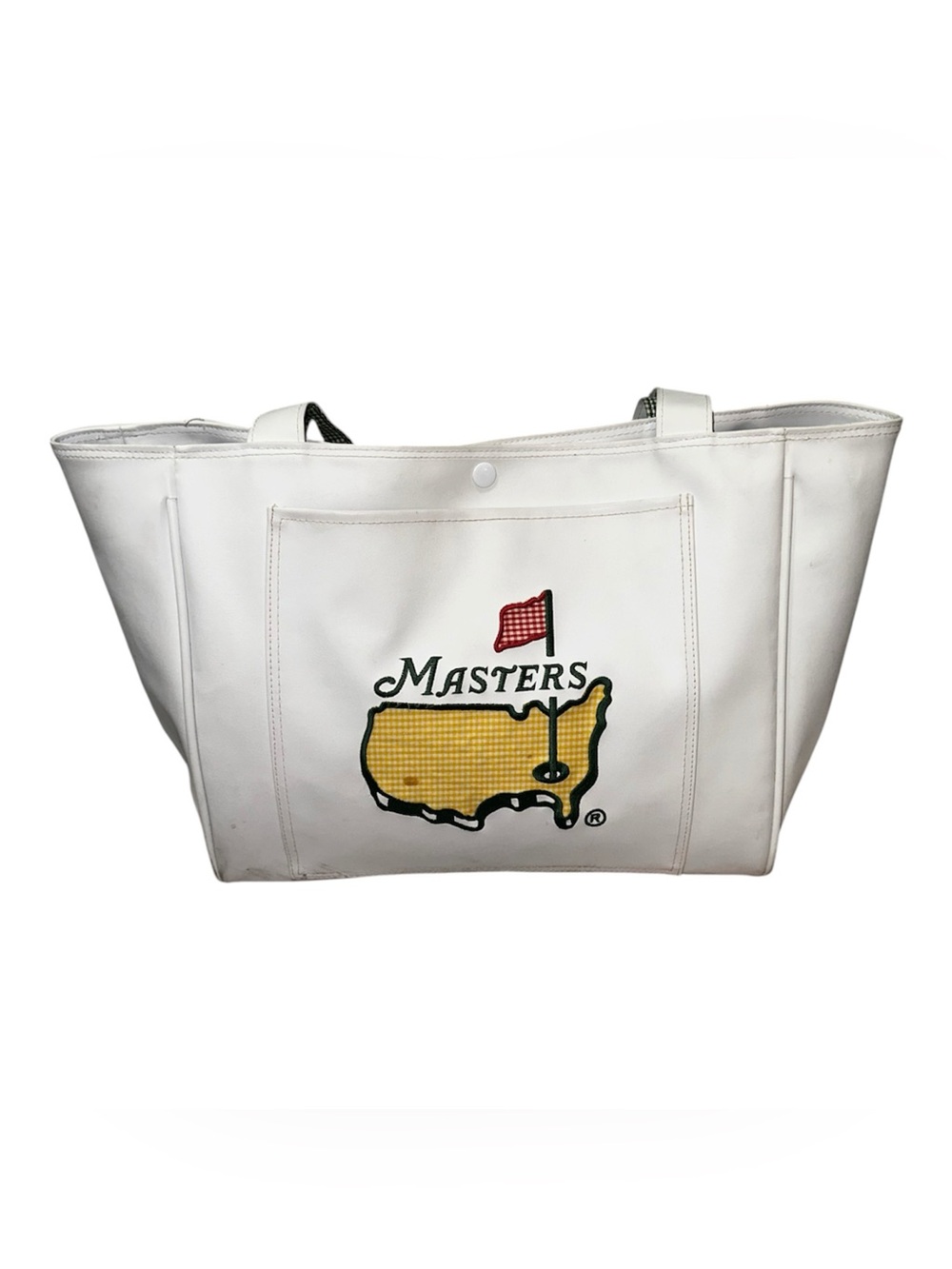 Vintage Augusta National Masters Golf Tournament Embroidered Tote Bag